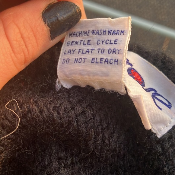 Vintage 80s Funky Novelty Big Cat Face Pullover Sweater - Picture 6 of 6